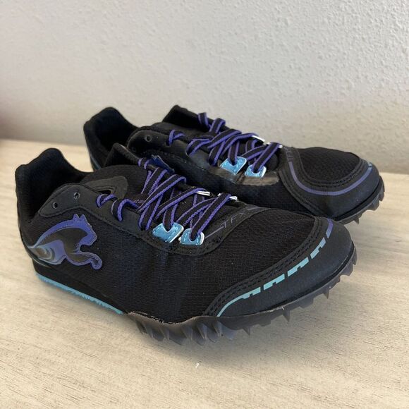 PUMA Women’s Sz 6.5 Black RUNNING TFX DISTANCE V4 Shoes NIB - Picture 14 of 15